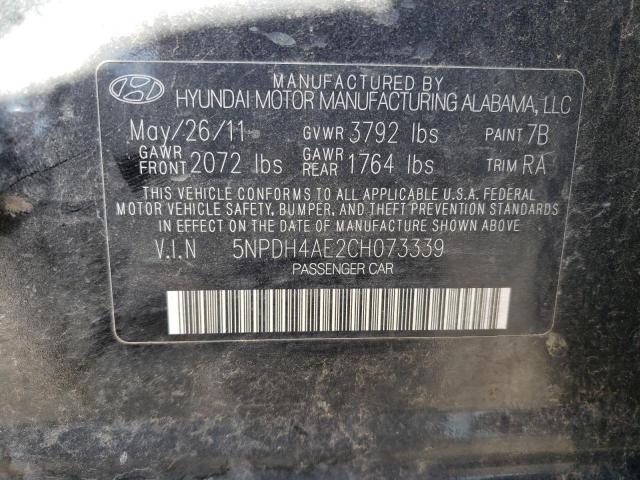 2012 HYUNDAI ELANTRA GLS