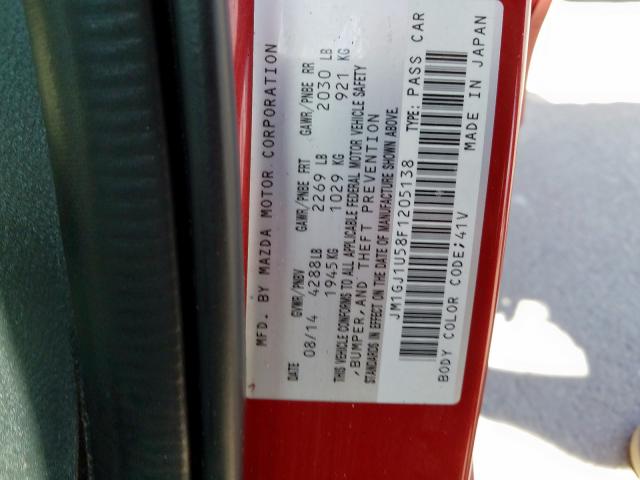 2015 MAZDA 6 SPORT