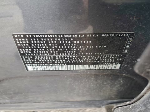 VOLKSWAGEN TIGUAN S 2020